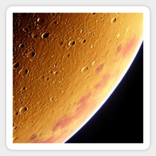 The Moon - AI-Generated Image Sticker